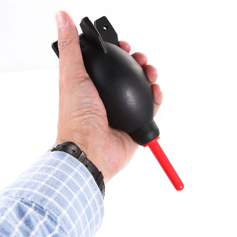 FocusFoto PRO 6.6 Inch Rubber Rocket Air Blower Duster Cleaner Dust Cleaning for DSLR Camera CCD Lens Keyboard Red - Image 2
